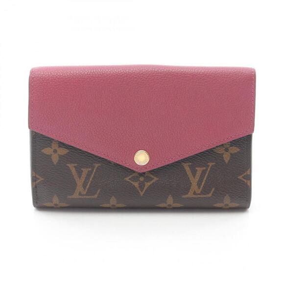 LOUIS VUITTON Brown Monogram Leather Wallet - Picture 1 of 10